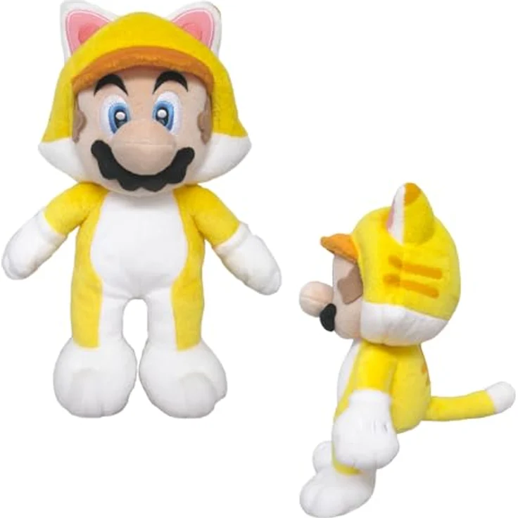 Together Plus Super Mario 3D Land – Katzen-Mario Plüschtier 24 cm, offiziell lizenziertes Nintendo Produkt, weich und detailreich gestaltet – Bild 4