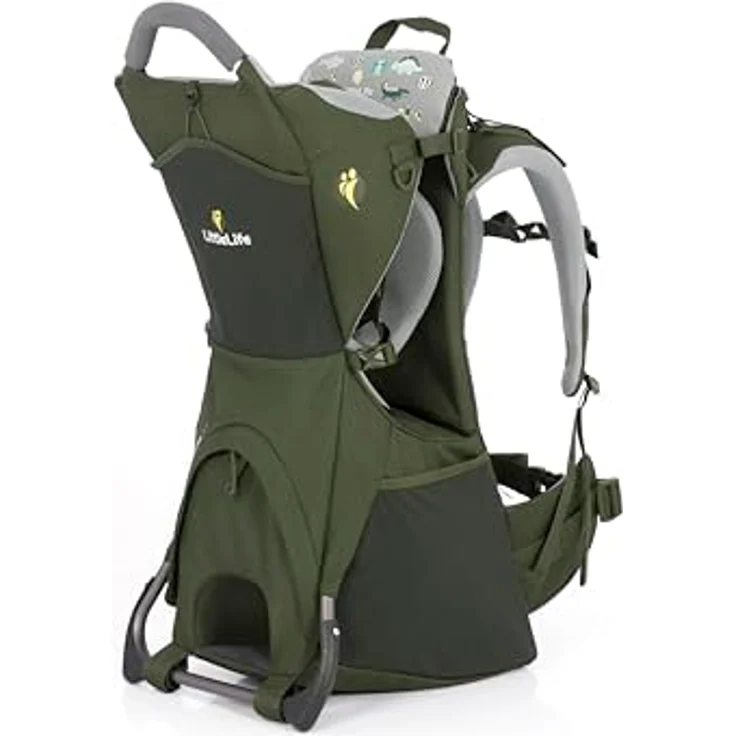 Littlelife Adventurer S3, Babytrage für Kinder, leicht und zusammenfaltbar, grün – Bild 1