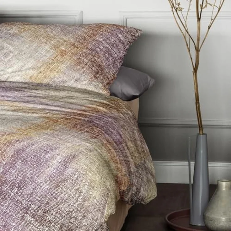 Irisette Flausch-Cotton Bettwäsche Zobel orange 8550, Kuschelig weich, Qualitätsreißverschluss, Modernes Design, 60°C waschbar, Trocknergeeignet – Bild 3