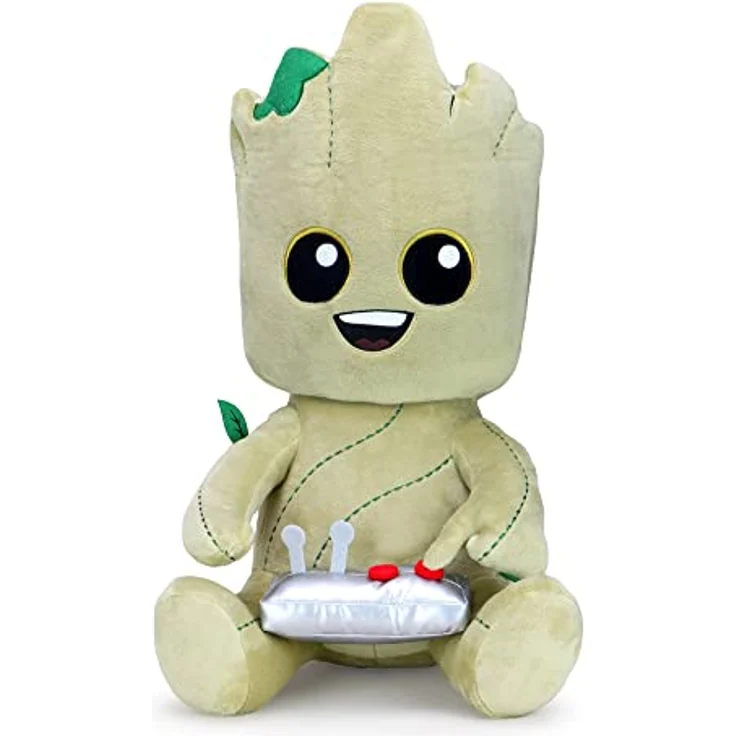 Kidrobot Groot Hugme, Plüsch mit interaktiver Vibrationsfunktion, Marvel Guardians of the Galaxy – Bild 1
