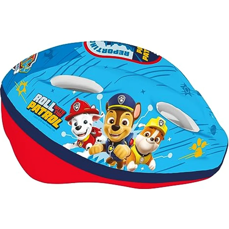Kinder Fahrradhelm Paw Patrol Boys, hellblau, 52-56cm, Chase, Rubble, Marshall – Bild 2