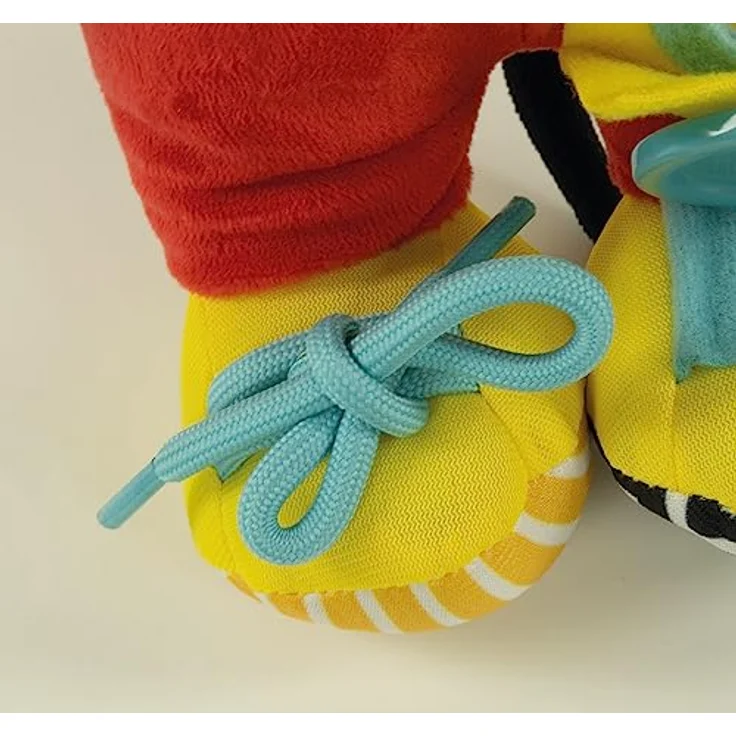 Clementoni Baby Mickey Dress me up Plüsch Montessori, interaktives Kuscheltier zur Förderung manueller Geschicklichkeit, bunt – Bild 6