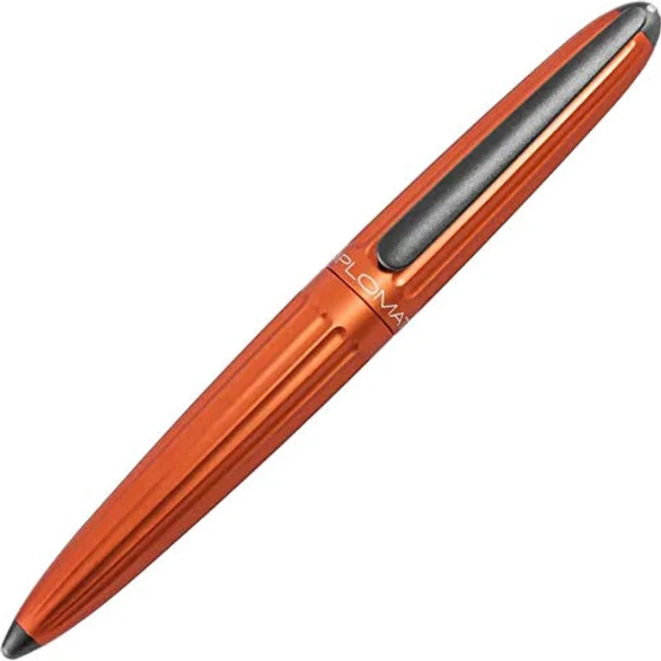 DIPLOMAT Füllhalter Aero orange, Edelstahlfeder, MADE IN GERMANY, Tintenkonverter inklusive – Bild 5
