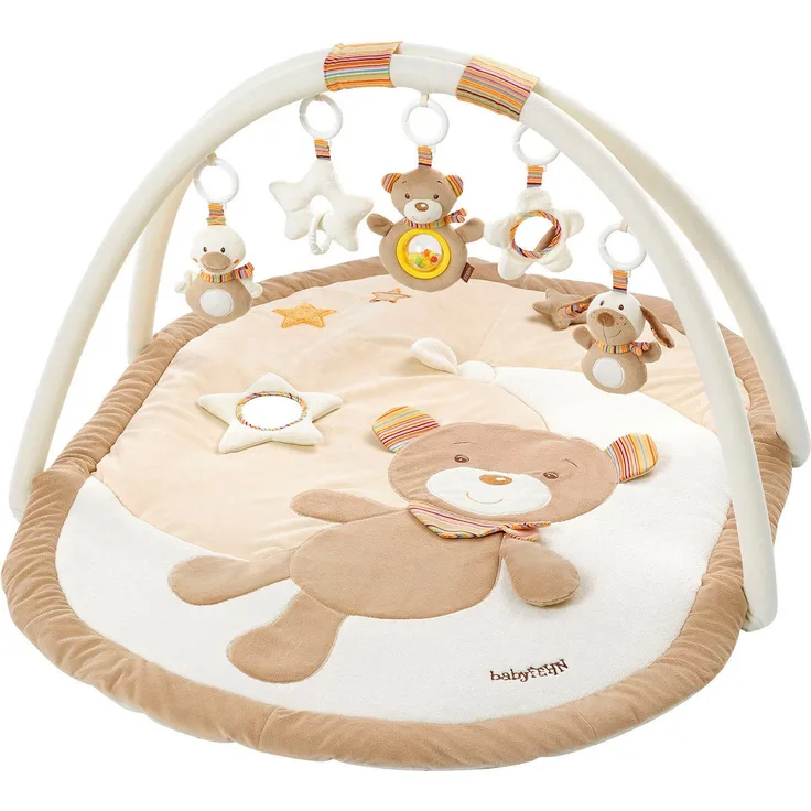 Fehn Spielbogen Rainbow, 3-D-Activity-Decke, mit Krabbeldecke, von Fehn