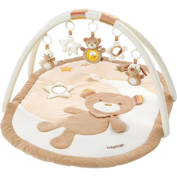 Fehn Spielbogen Rainbow, 3-D-Activity-Decke, mit Krabbeldecke, von Fehn – Bild 1
