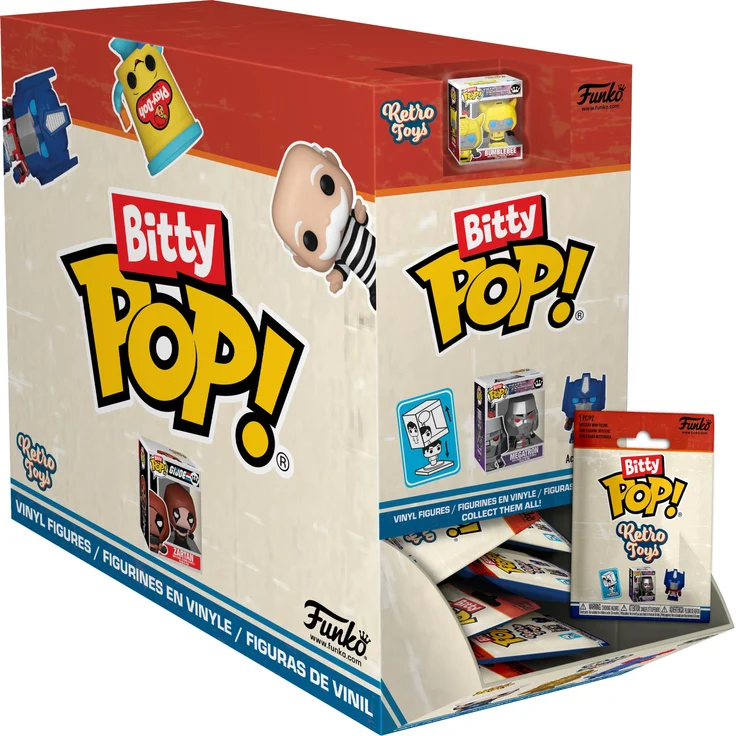 Funko Retro Toys Bitty Pop! Sammelfigur, detailgetreue Nachbildung aus beliebten Filmen und Serien, vielfältige Charaktere verfügbar – Bild 1