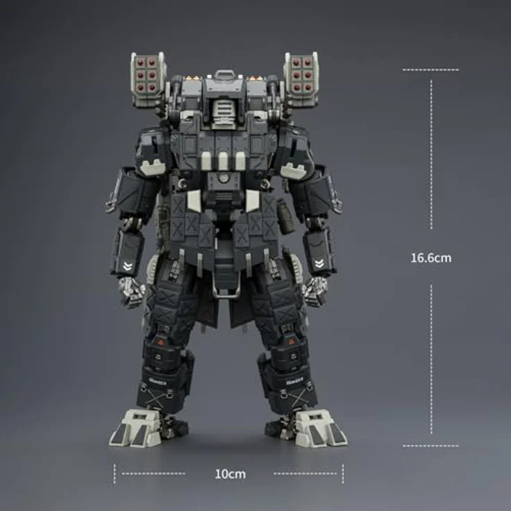 JOYTOY Dark Source Actionfigur APOC Series ThorFire Strike Mech, 17 cm, hochdetailliert und beweglich, mit austauschbaren Händen und Waffenzubehör – Bild 4