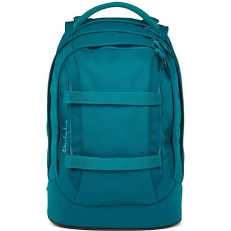 Satch pack Schulrucksack Set 2tlg. Deep Petrol, inkl. Schlamperbox mit 3D Soft-Mesh Rückensystem und Organizerfach – Bild 2