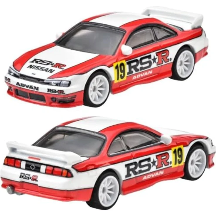 Mattel Hot Wheels Car Culture Nissan 240SX und Nissan Silvia HRR84 Pack, Modellfahrzeuge im Maßstab 1:64, Premium-Qualität für Sammler – Bild 2