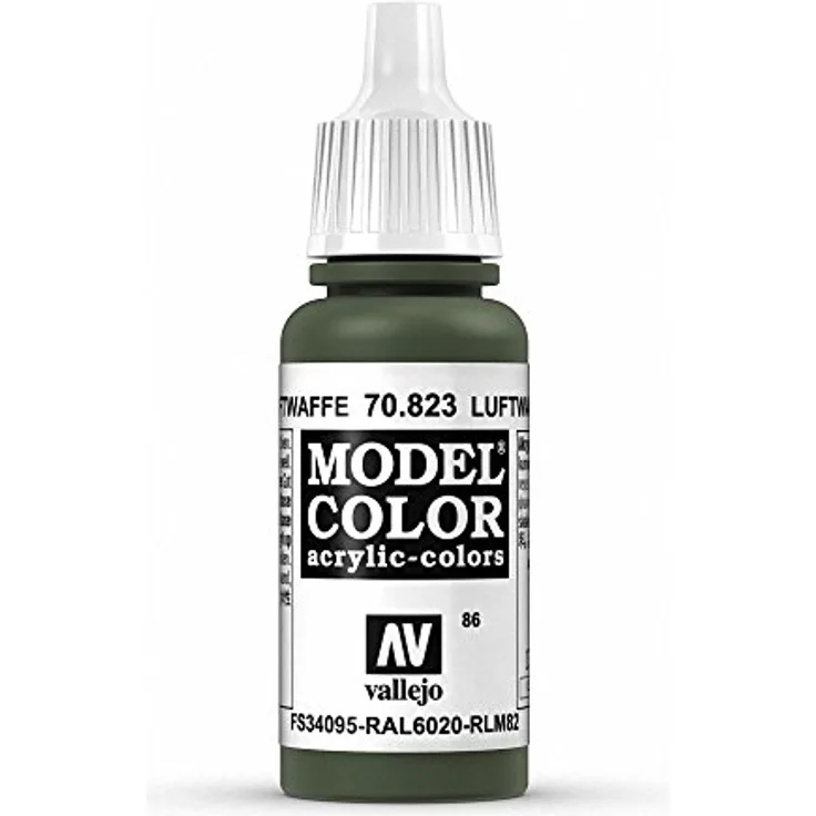 Vallejo Model Color Acrylfarbe 17 ml Luftwaffe Cam grün, ungiftig und speziell für Pinselmalerei