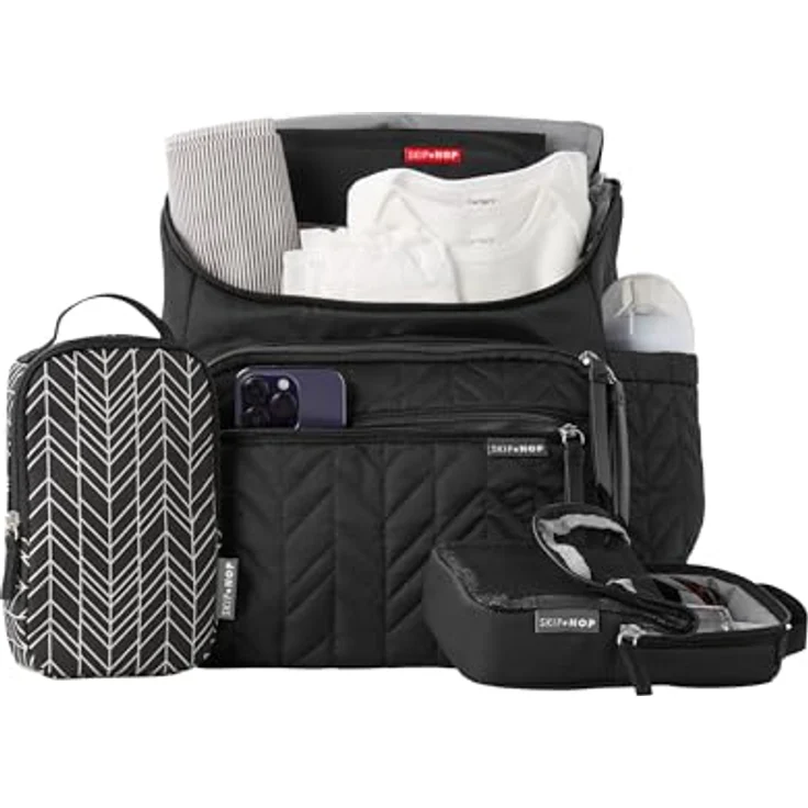 Skip Hop Forma Wickelrucksack, schwarz – Bild 6
