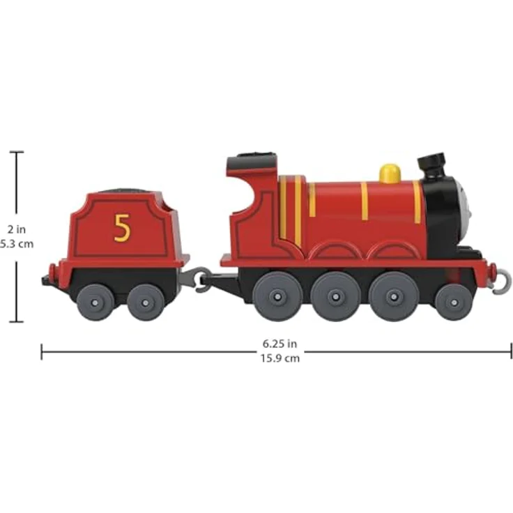 Fisher Price Thomas and Friends - Push Along Large Diecast - James – Bild 3