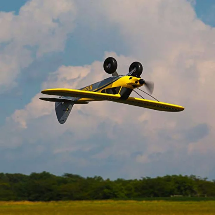 HobbyZone RC Flugzeug Carbon Cub S 2 1,3 m BNF Basic (Sender, Akku und Ladegerät nicht im Lieferumfang enthalten) mit Safe, HBZ32500, gelb – Bild 6