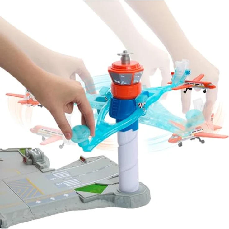 Matchbox Abenteuer Flughafen, Spielset mit Die-Cast-Audi und Flugzeug, kreativer Spielspaß – Bild 4