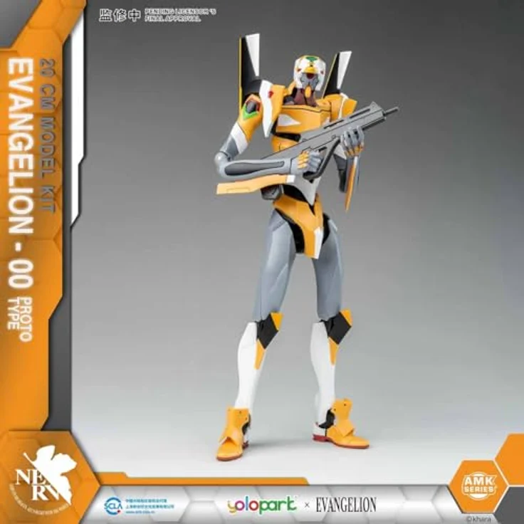 NoName Neon Genesis Evangelion AMK Series Plastic Model Kit Eva-00, 20 cm, voll beweglich – Bild 7