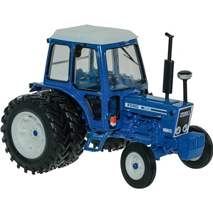 Tomy Britains Ford 7600, Diecast Spielzeugtraktor mit Doppelt Hinterrädern, 1:32 Maßstab, Metall und Kunststoff