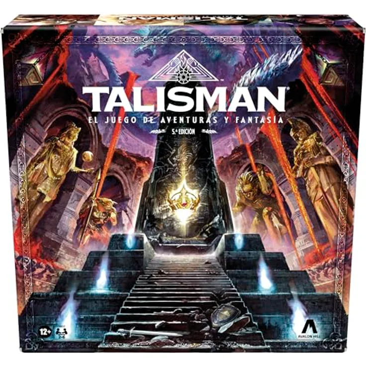 Hasbro Talisman: Das Spiel der Abenteuer und Fantasie, 5. Ausgabe – Spanische Version, mit 12 Mini-Charakteren und aktualisierten Grafiken – Bild 1