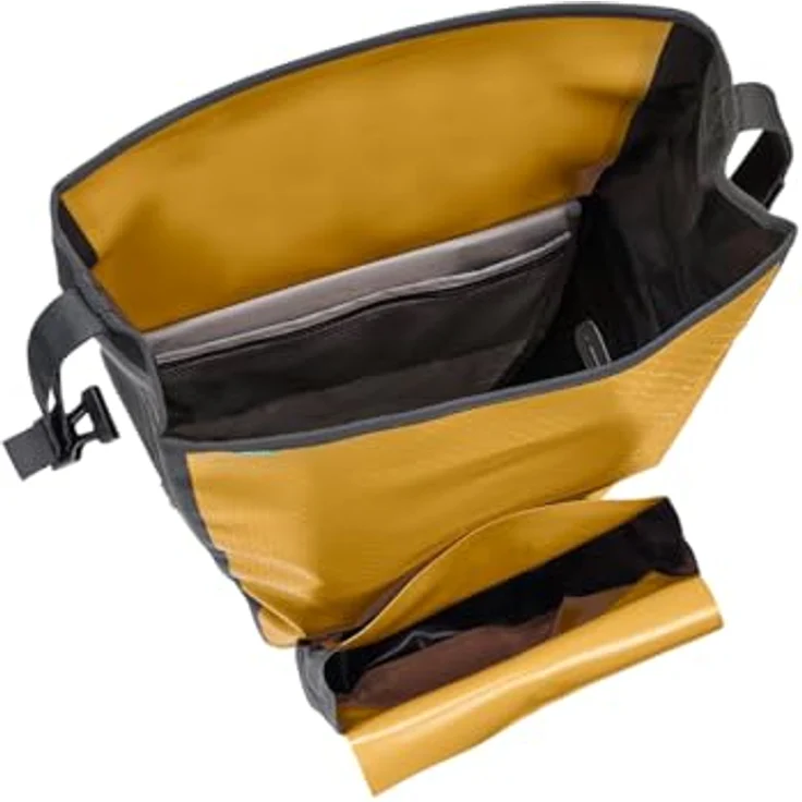 VAUDE Aqua Back Plus Single recycelt, Fahrradtasche wasserdicht mit 25,5 Liter Volumen, schwarz – Bild 3