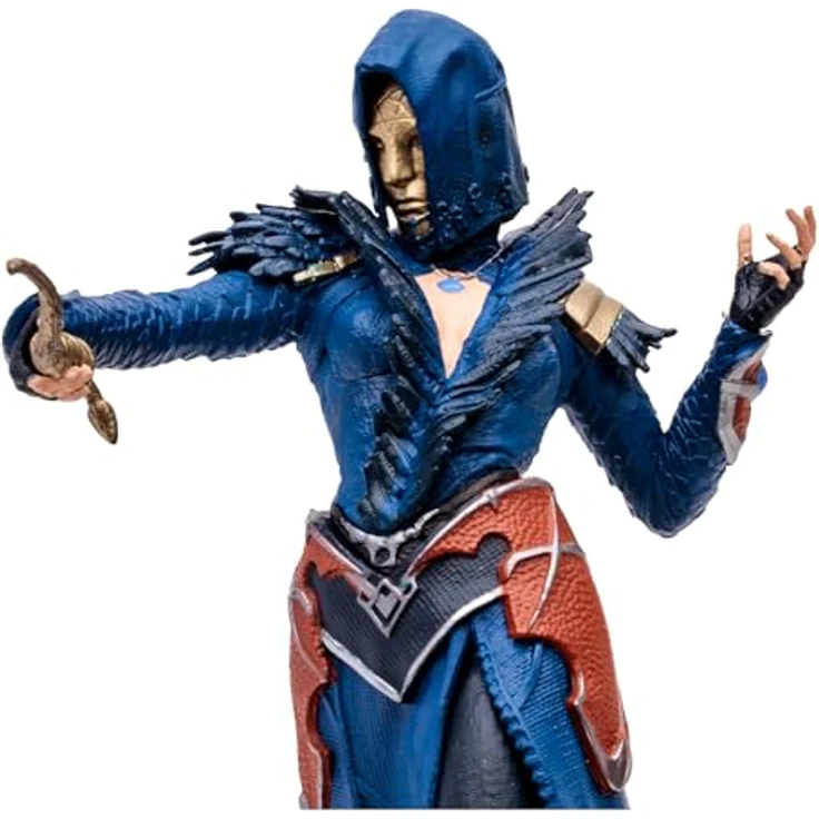 McFarlane Toys Actionfigur Diablo 4, ca. 18 cm, mit Zubehör und Sammelkarte, detailreich und beweglich, in bedruckter Fensterbox – Bild 4