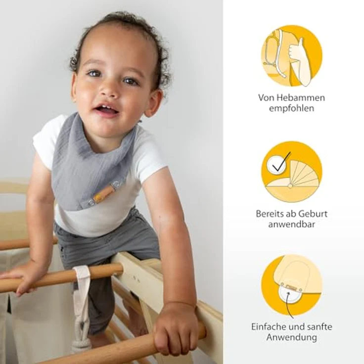 LÖWENKIND Rotznäschen-Set, Natürliche Kräuterpads ohne ätherische Öle, ab Geburt, 75 Tage Anwendung, Altrosa – Bild 4