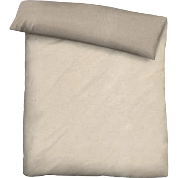 biberna 0840500 Melange-Flanell Bettwäsche – Bild 2