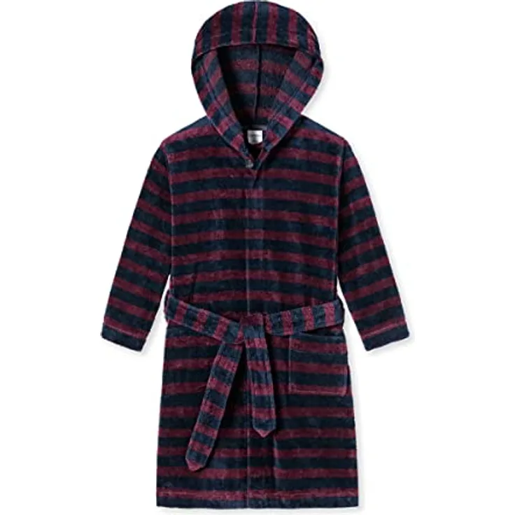 Schiesser Jungen Bademantel Bademantel, mauve, 104