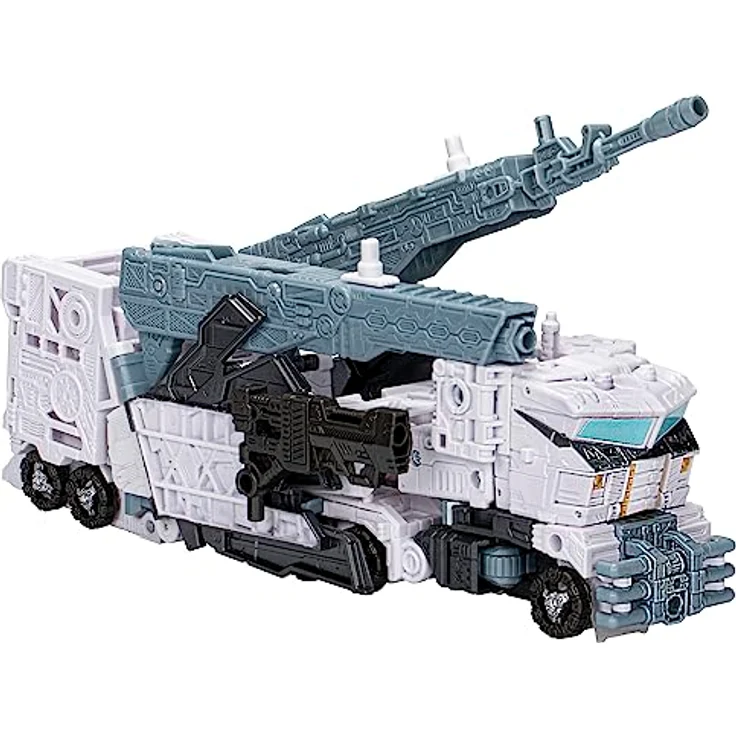 Hasbro Transformers Legacy Evolution Nova Prime, 17,5 cm große Action-Figur mit 2 Modi, Truck-Anhänger und 3 kombinierbaren Blastern, für Jungen und Mädchen ab 8 Jahren – Bild 5