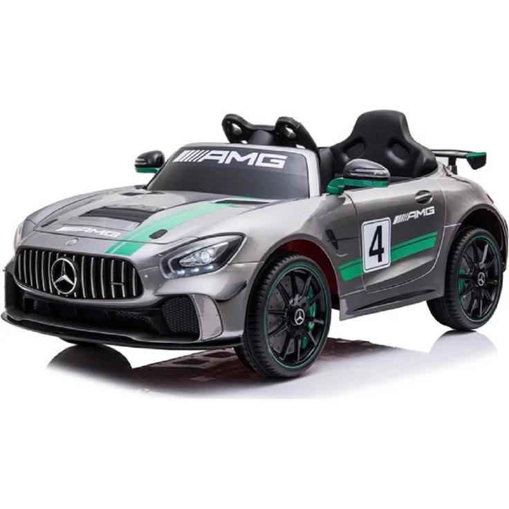 schnaeppchenmeile-online Kinder Elektroauto Mercedes-Benz AMG GT4, 2 Motoren, 12V Akku, LED-Beleuchtung, MP4-Bildschirm, Fernbedienung, 1-Sitzer für Kinder bis 30 kg