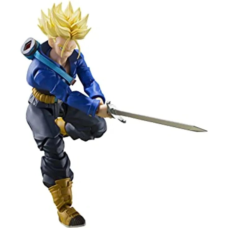TAMASHII NATIONS Dragon Ball Z - Super Sayan Trunks - Figurine S.H. Figuarts 14cm, Sammelfigur