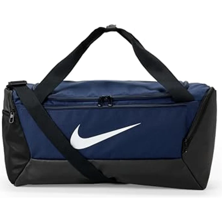 Nike Sporttasche NK BRSLA S DUFF - 9.5 (41L), Schwarz, belüftetes Seitenfach, verstellbarer Schulterträger – Bild 2