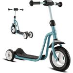 PUKY R1 Scooter | Sicherer Roller für Kinder ab 2 Jahren | Rutschfestes Trittbrett | Höhenverstellbarer Lenker | Blau