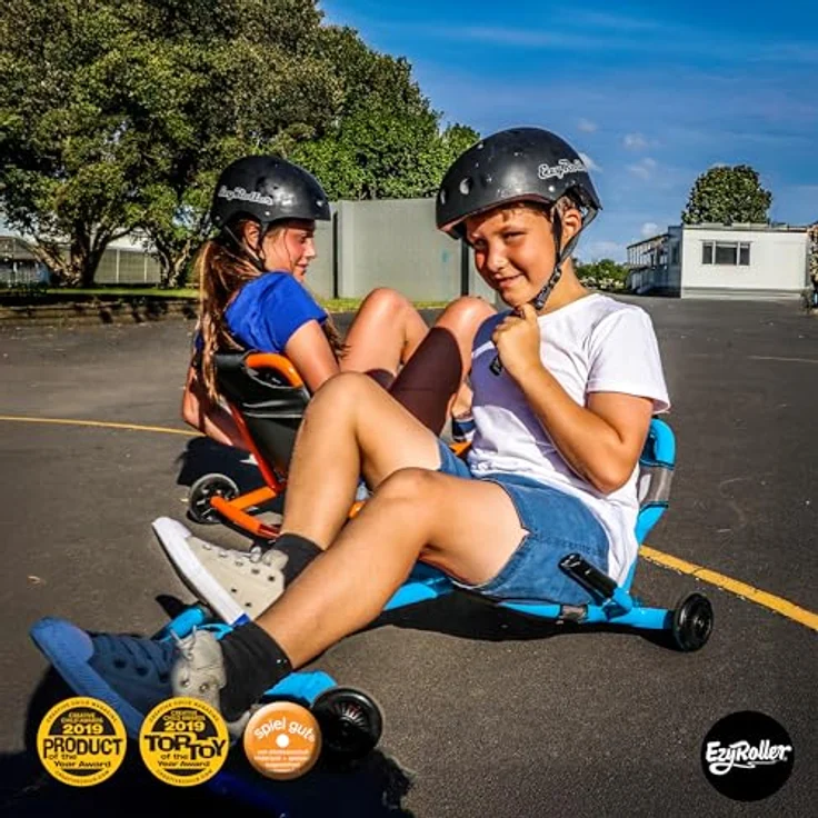 Ezyroller Kinderfahrzeug Dreirad Classic X Trike Kinder Sitz Scooter Ezy Roller (blau) – Bild 2