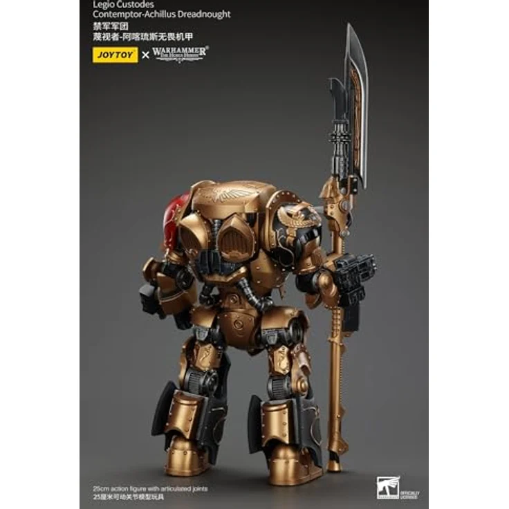 Joy Toy Warhammer The Horus Heresy Legio Custodes Contemptor-Achillus Dreadnought, 25 cm Actionfigur mit Zubehör – Bild 8