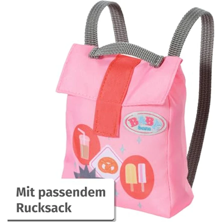 BABY Born Snack Shop Outfit, Verkäufer-Outfit mit Cap, Schuhen und Rucksack für 43cm Puppen, Zapf Creation - Preisvergleich – Bild 5