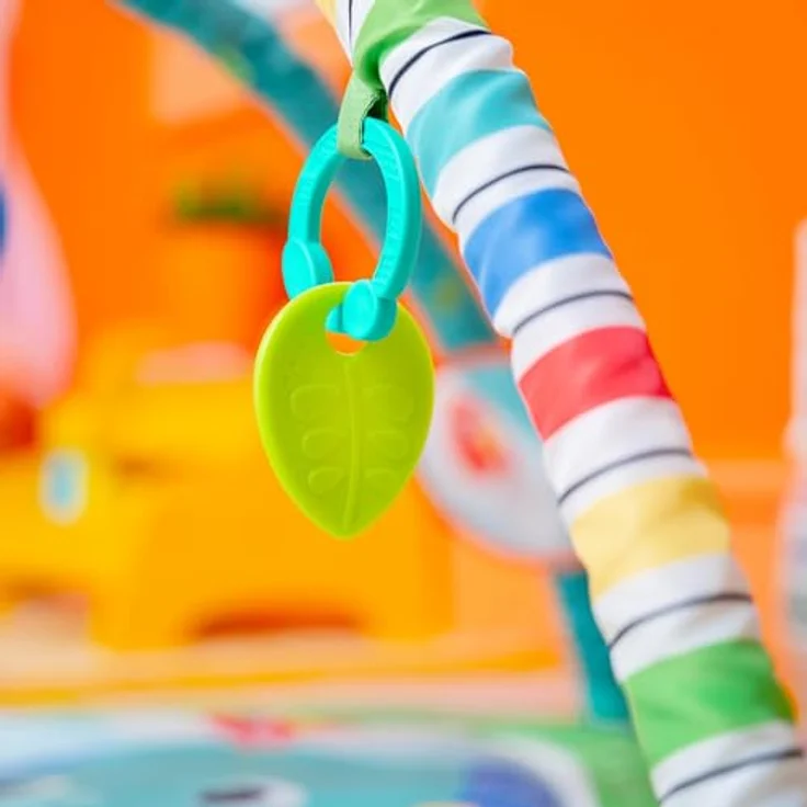 Bright Starts Wild Wiggles™ FoldAway Activity Gym™, Spielbogen mit 5 Spielzeugen und Musik, bunt – Bild 12