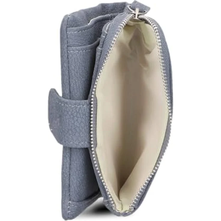 Zwei Geldbörse Mademoiselle MW5 - Geldbörse 6cc 13 cm (nubuk-sky) - Leicht, handlich und stilvoll – Bild 4