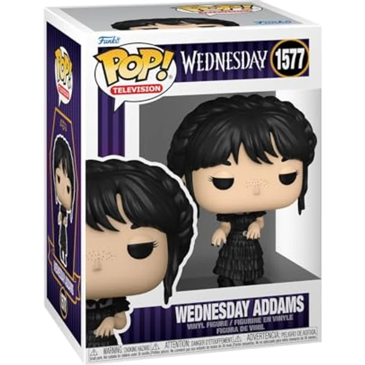 Funko Pop! TV: Wednesday Addams - Rave'n W - Vinyl-Sammelfigur - Geschenkidee - 9,5 cm Höhe - Hochwertiges Vinyl - Für Fans und Sammler - Offizielle Handelswaren – Bild 1