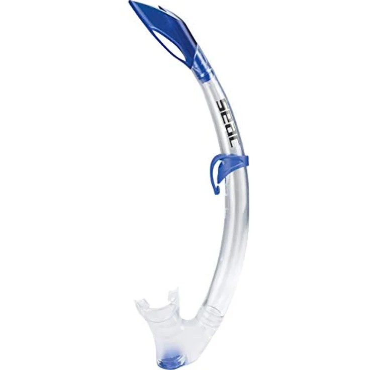 Seac Unisex – Erwachsene Set Giglio Valve Schnorchelset mit Maske und Schnorchel mit Wasserausblasventil, blau, standard – Bild 3