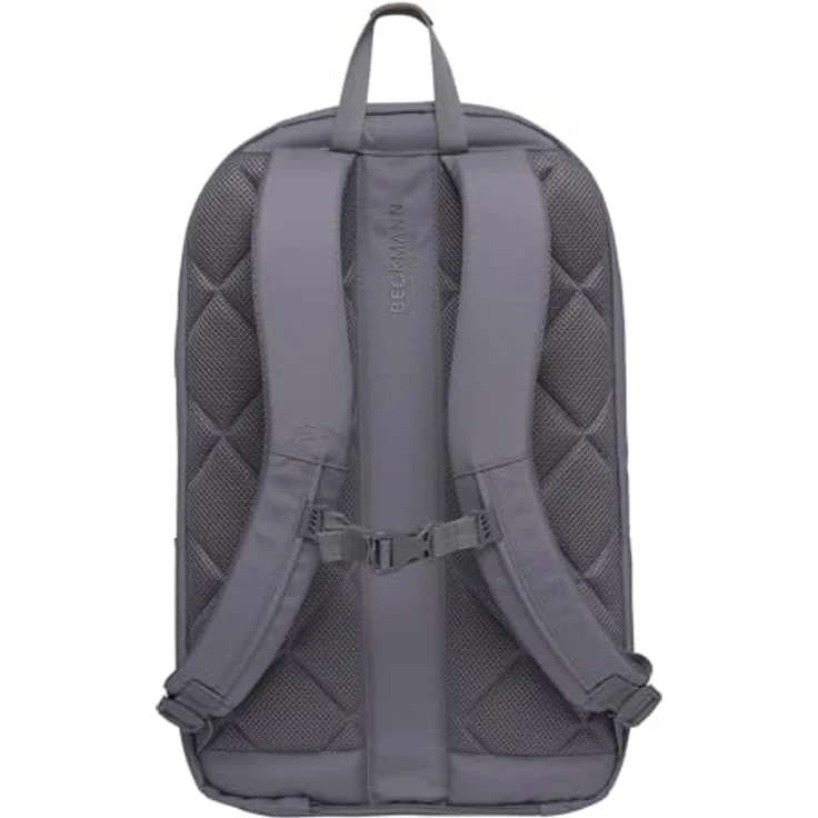 Beckmann City Max Backpack, Freizeitrucksack mit Laptopfach, 34L, Wasserabweisend, Steel Grey – Bild 4