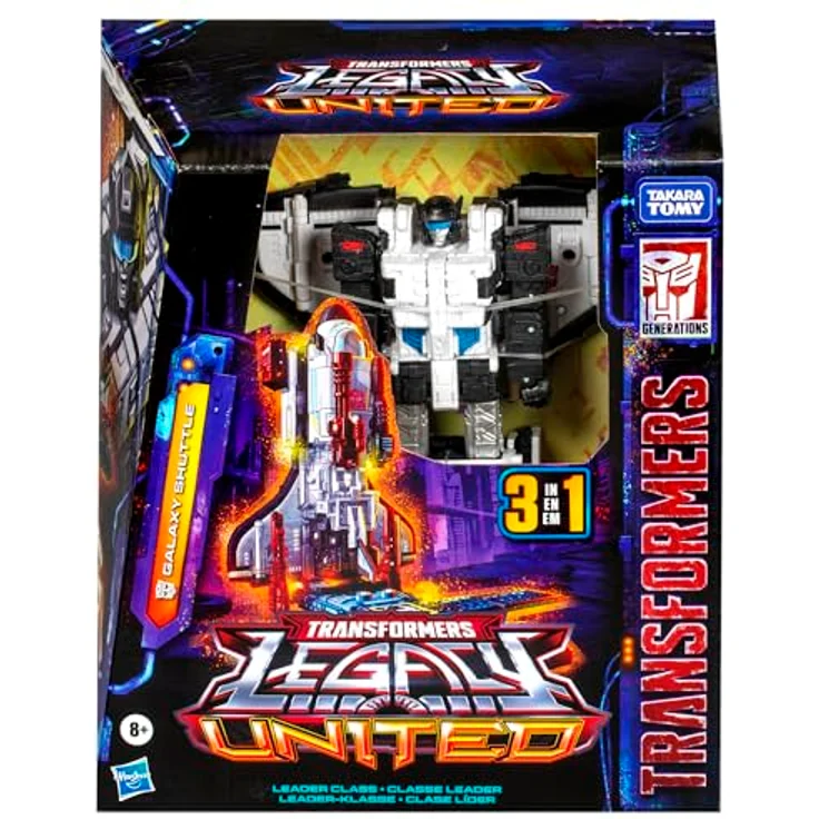 Transformers Legacy United Galaxy Shuttle, 19 cm Action-Figur mit 3 Modi, 5 Blaster-Accessoires und beweglichen Teilen – Bild 2