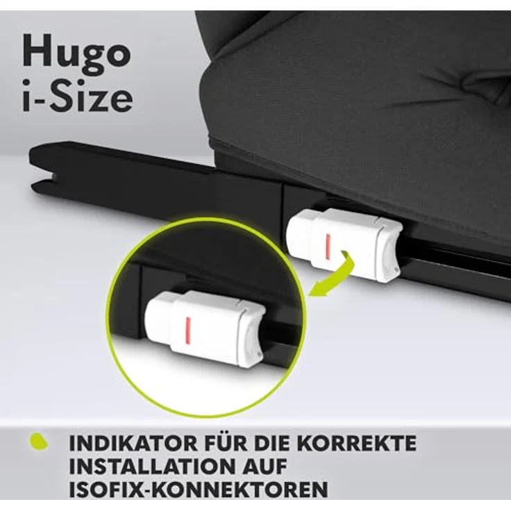 lionelo Autokindersitz HUGO I-SIZE, i-Size/ISOFIX, 15-36kg, Set – Bild 3