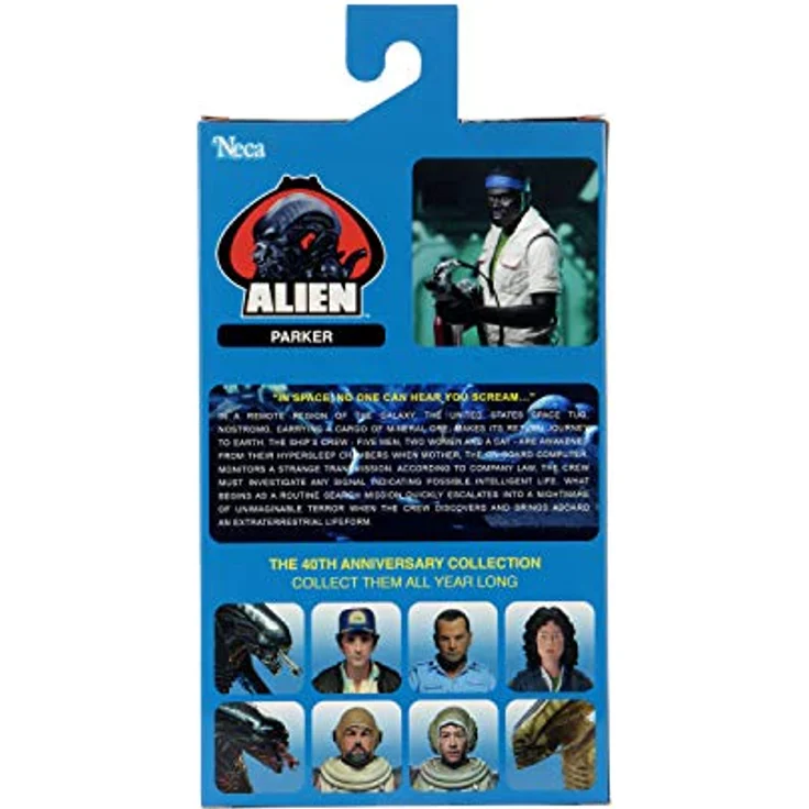 NECA 51700 Alien 40th Anniversary Parker, 7" Actionfigur mit detailgetreuer Gestaltung – Bild 5