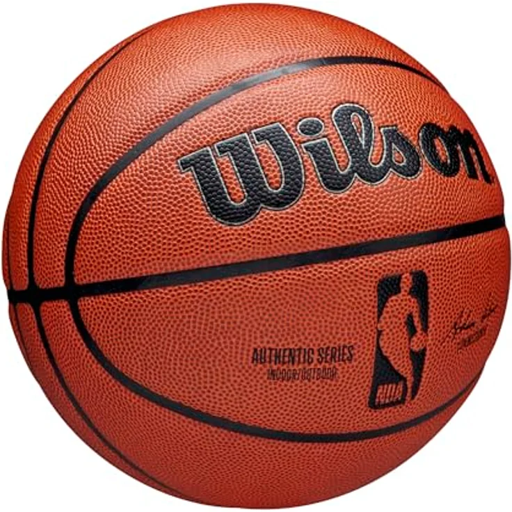 Wilson NBA Authentic Series Indoor-Outdoor Ball WZ2016501XB, Unisex basketballs, Orange, Composite leather – Bild 2