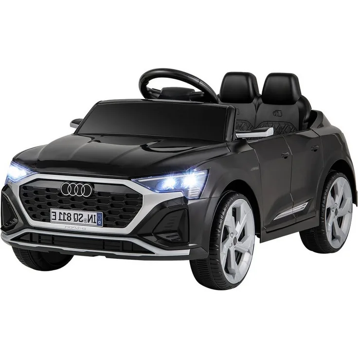 KOMFOTTEU Elektro-Kinderauto Audi SQ8, 12-V-Elektrofahrzeug mit 2,4-G-Fernbedienung, Tragfähigkeit 30 kg, geeignet für Kinder ab 3 Jahren