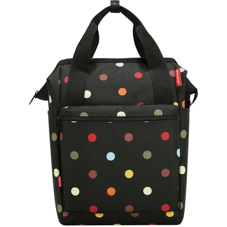 KlickFix Fahrradtasche reisenthel Roomy GT 12 - Hinterradtasche 40 cm (1-tlg) - Geräumige Seitentasche für Gepäckträger, schwarz – Bild 1