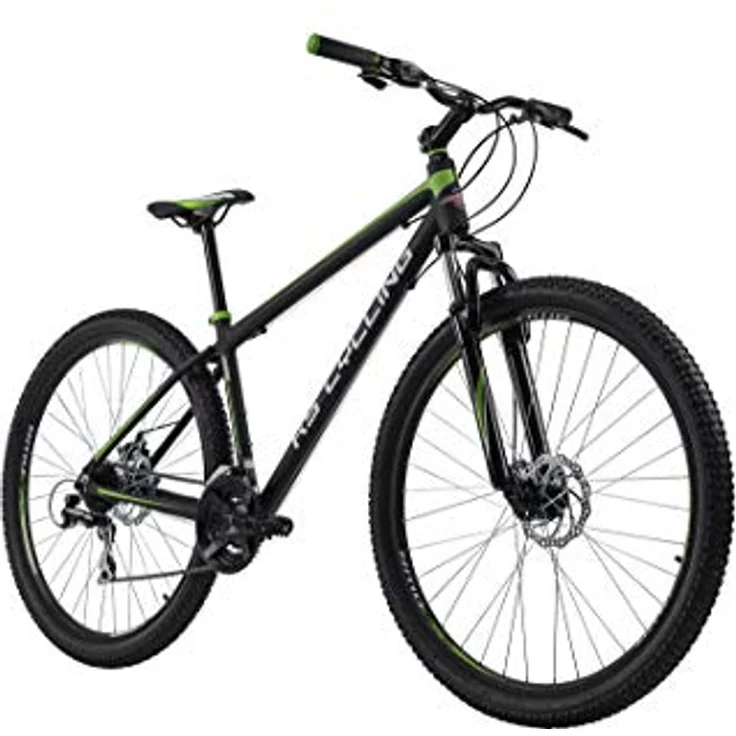 KS Cycling Unisex – Erwachsene Mountainbike Hardtail 29'' Xceed schwarz-grün RH 42 cm, 29 Zoll – Bild 1