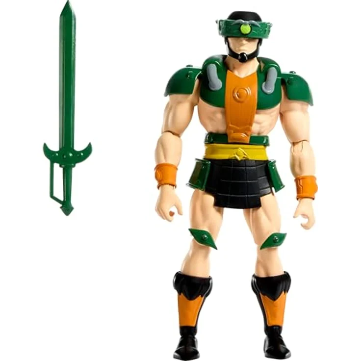 Masters of the Universe Origins Tri-Klops Actionfigur, ca. 14 cm, drehbarer Visor, detailreiches Design, JHJ93 – Bild 1