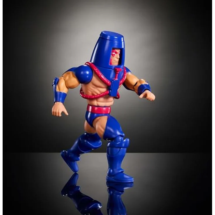 Masters of the Universe Origins Man-E-Faces Actionfigur, ca. 14 cm groß, Heroic Warrior mit Wechselgesichtern und Mini-Comic-Heft, JBM80 – Bild 4