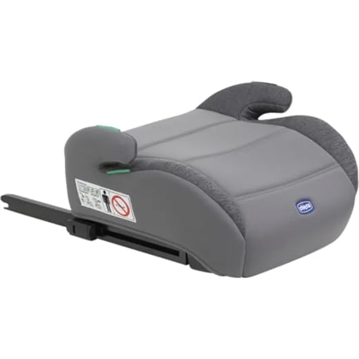 Chicco Quasar Fix I-Size, Kindersitzerhöhung für Kinder von 125 bis 150 cm, mit Isofix-Konnektoren und Gurtführung