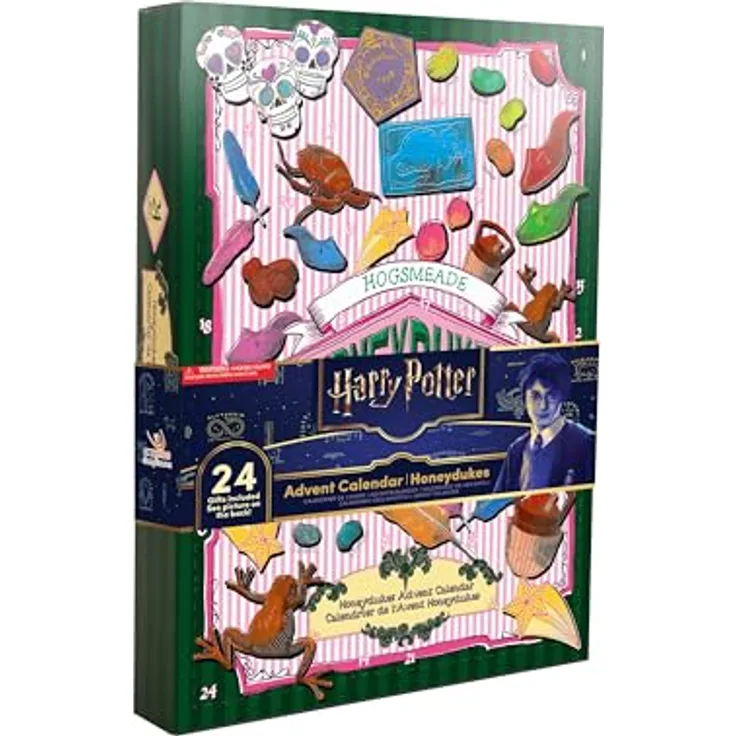 Cinereplicas Harry Potter Honeydukes Adventskalender 2025, offizielles Lizenzprodukt mit 24 Überraschungen und festlichem Design